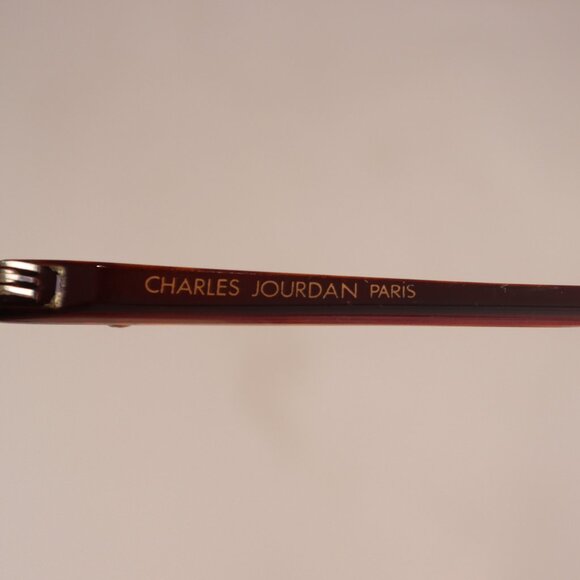 Vintage 1970\'s Charles Jourdan France Tortoise Gold Trim Oversize Sunglasses EUC main image 3